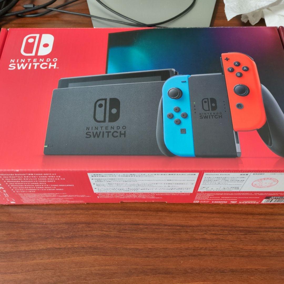 ち*き様 Nintendo Switch 本体 青/赤