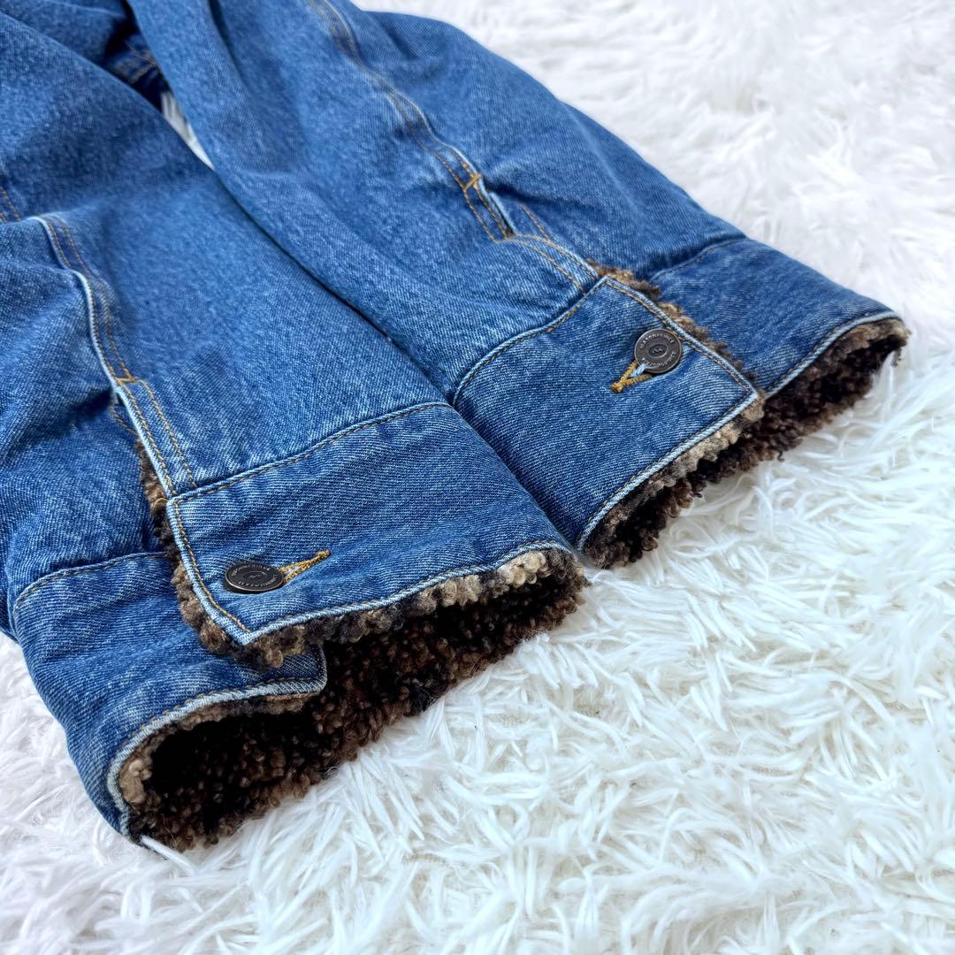 【グリコ様希少】メゾンプリンス リバーシブル デニムジャケット ボア L 3