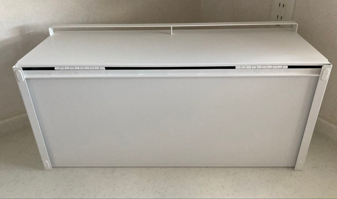 【美品】tower ホワイト ブレッドケース ワイド タワー　新生活にいかが？