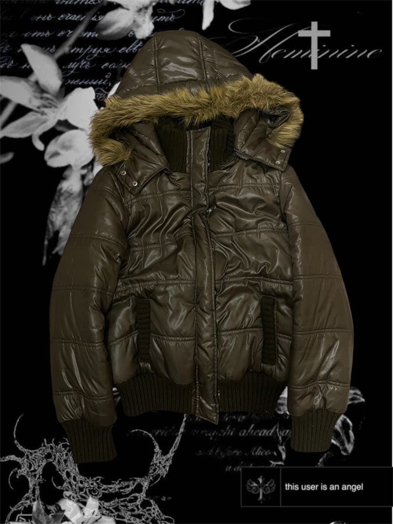 y2k archive vkei ギャル　平成　ファーダウンジャケット