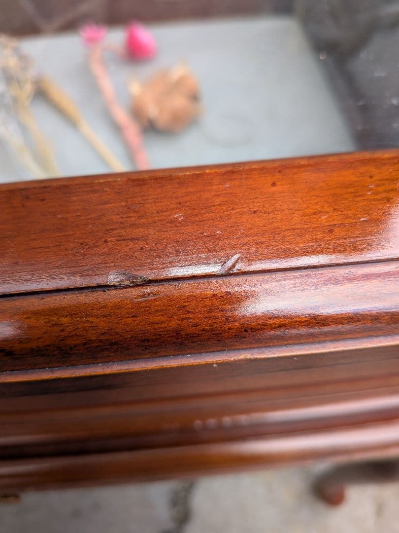 猫脚ガラスディスプレイテーブル ショーケース