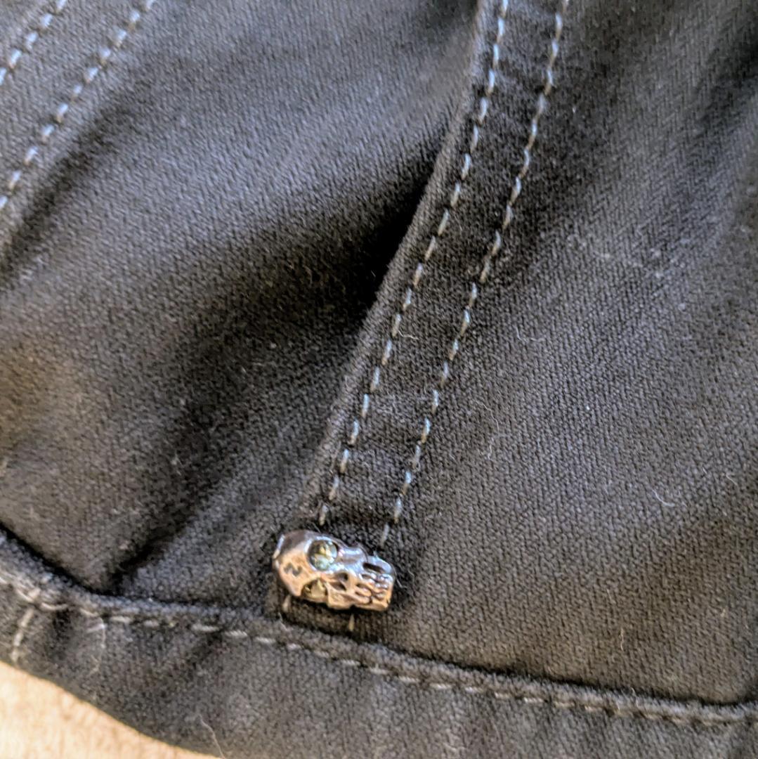 【if six was nine】サイズ25レースアップミニスカート黒【美品】