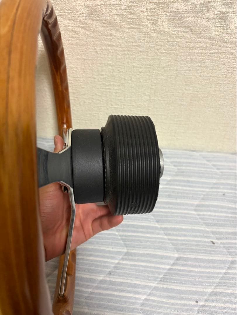 当時物】ミケロッティ ウッドステアリング - メルカリ