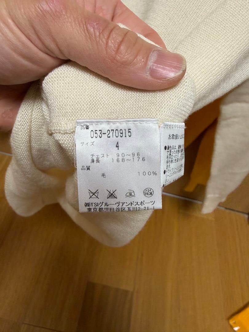 PEARLY GATES PGロゴセーター サイズ4