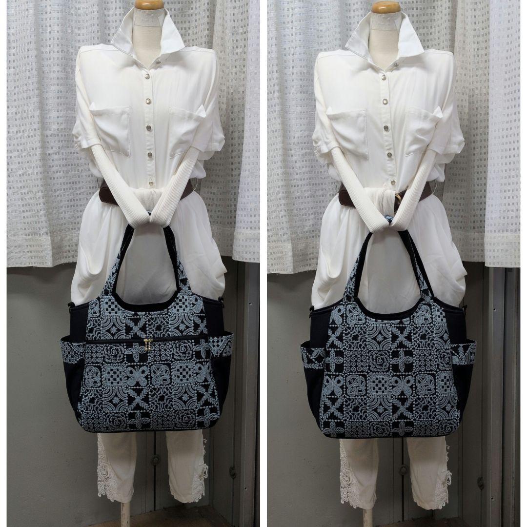 ミナペルホネン ハンドメイド バッグ forest tile トートバッグ