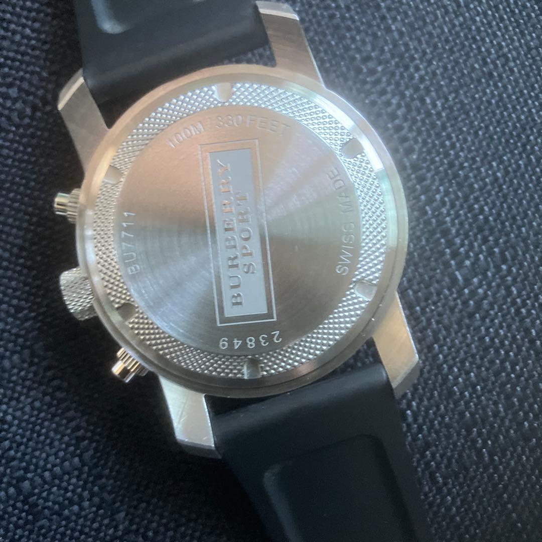 BURBERRY SPORT クロノグラフ ラバーベルト