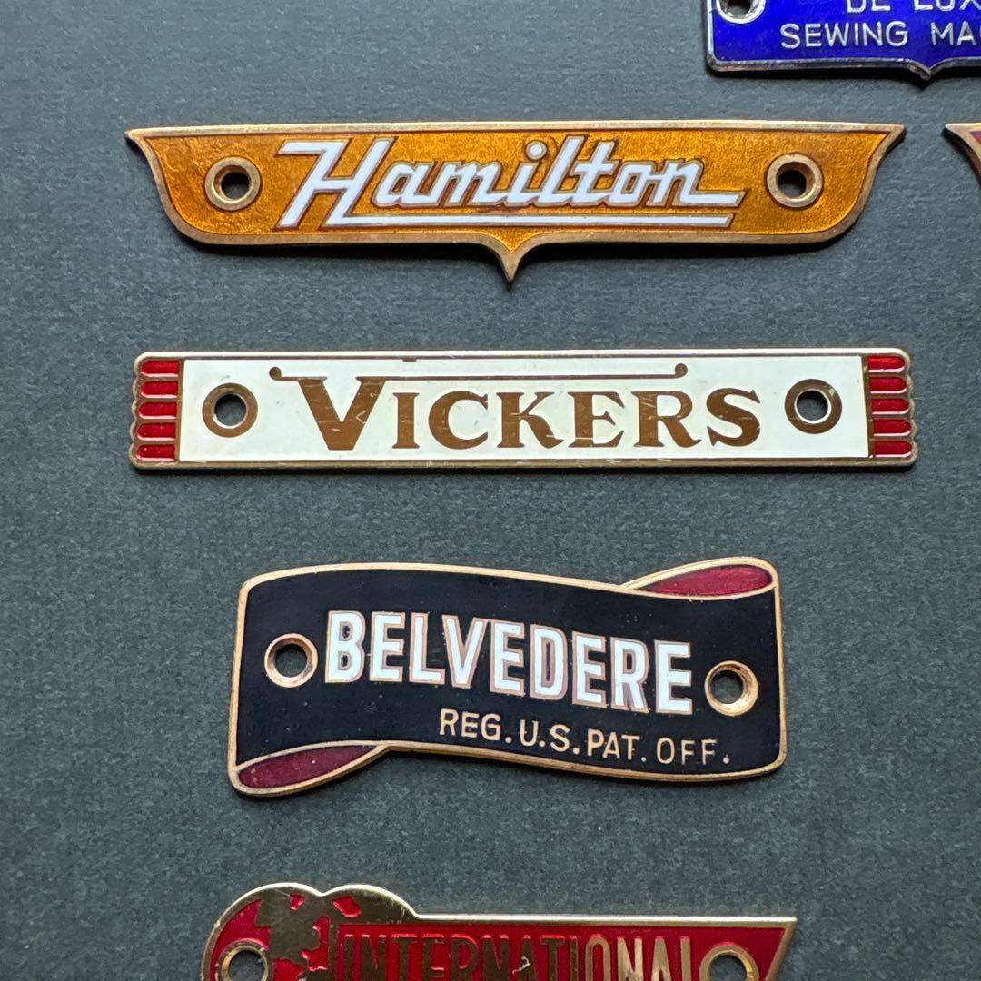 ヴィンテージマシンプレート／工業用プレート／VINTAGE