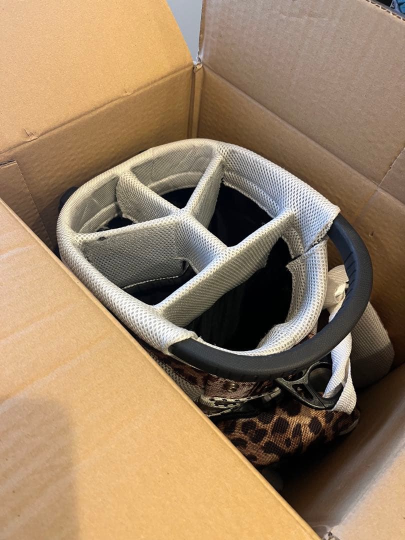 【限定柄】パーリーゲイツ ヒョウ柄 ゴルフバッグ　キャディーバッグ