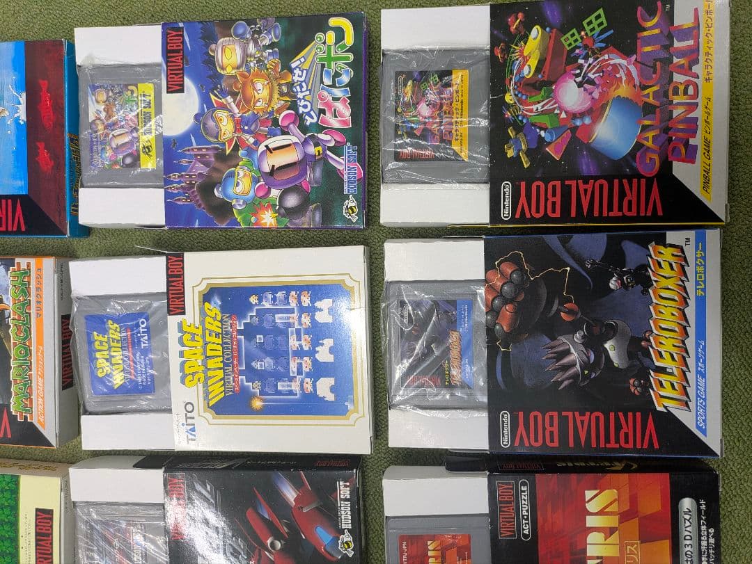 【バーチャルボーイ ソフト まとめ売り 箱付き 任天堂 レア】