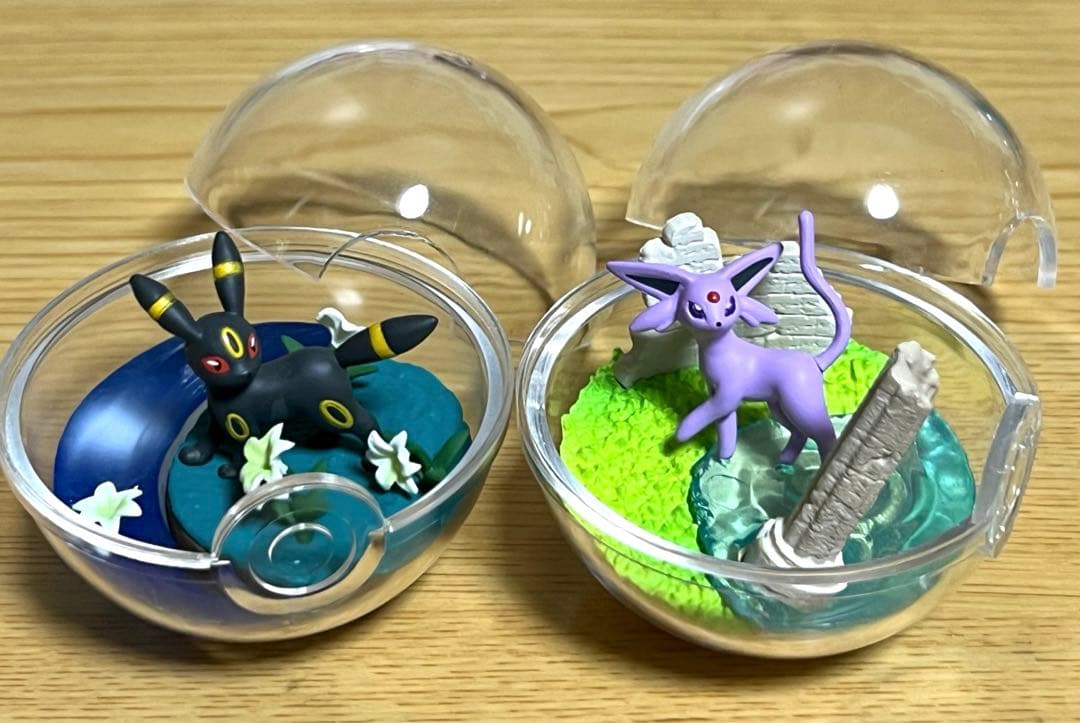 ポケモン　テラリウム　ブイズ　リーメント　フィギュア　ニンフィア　ブラッキー