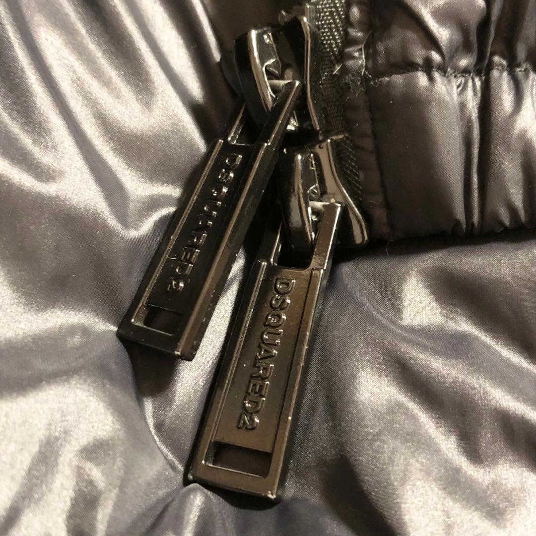 DSQUARED2 ディースクエアード ビック背面ロゴ付き ダウンジャケット
