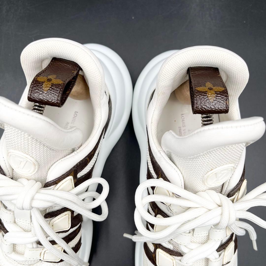 美品✨ ヴィトン アークライト モノグラム ハイカット レディース スニーカー