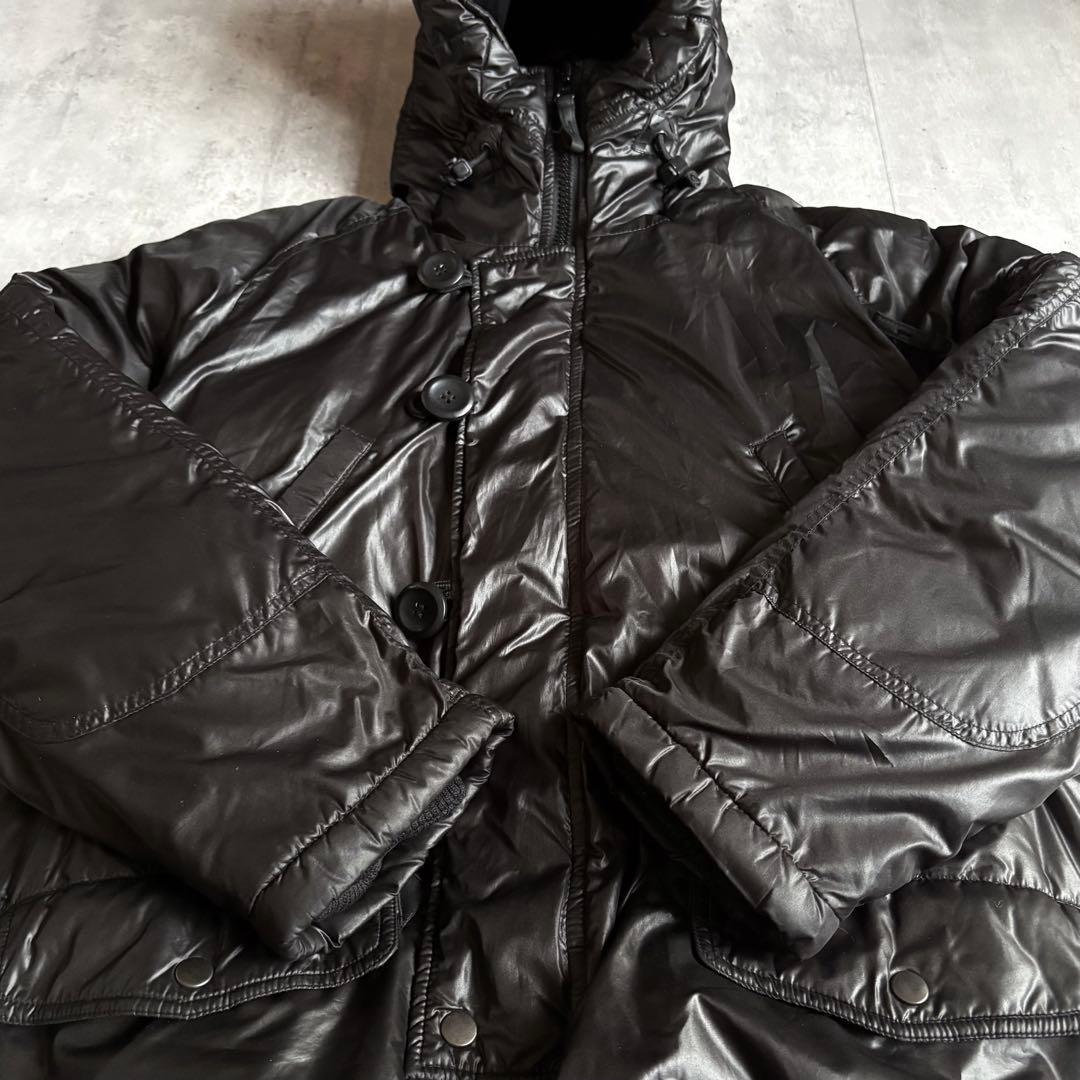 00s archive】N-2B ダウンジャケット 光沢 opium y2k - メルカリ