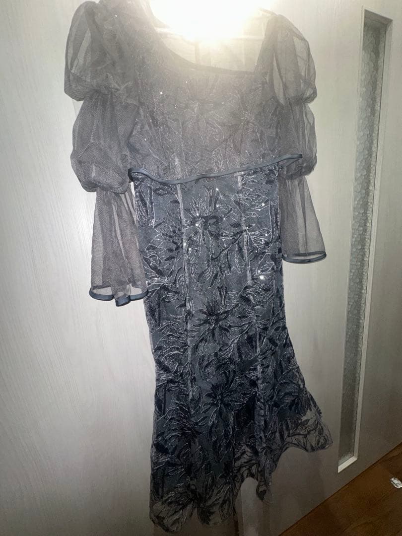 【完売品】LEJAフレアスリーブボレロ花柄刺繍マーメイドドレス