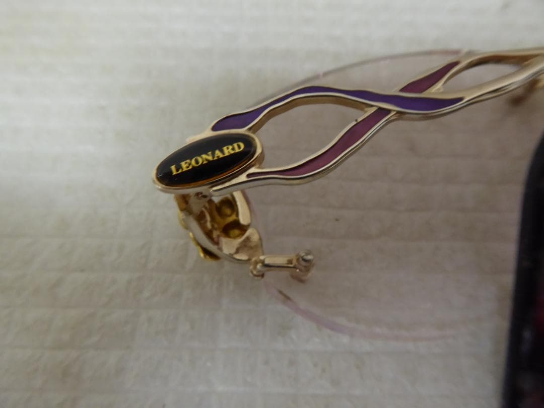 LEONARDレオナール K18刻印 度入り眼鏡 135 LEO16M D2-A - メルカリ