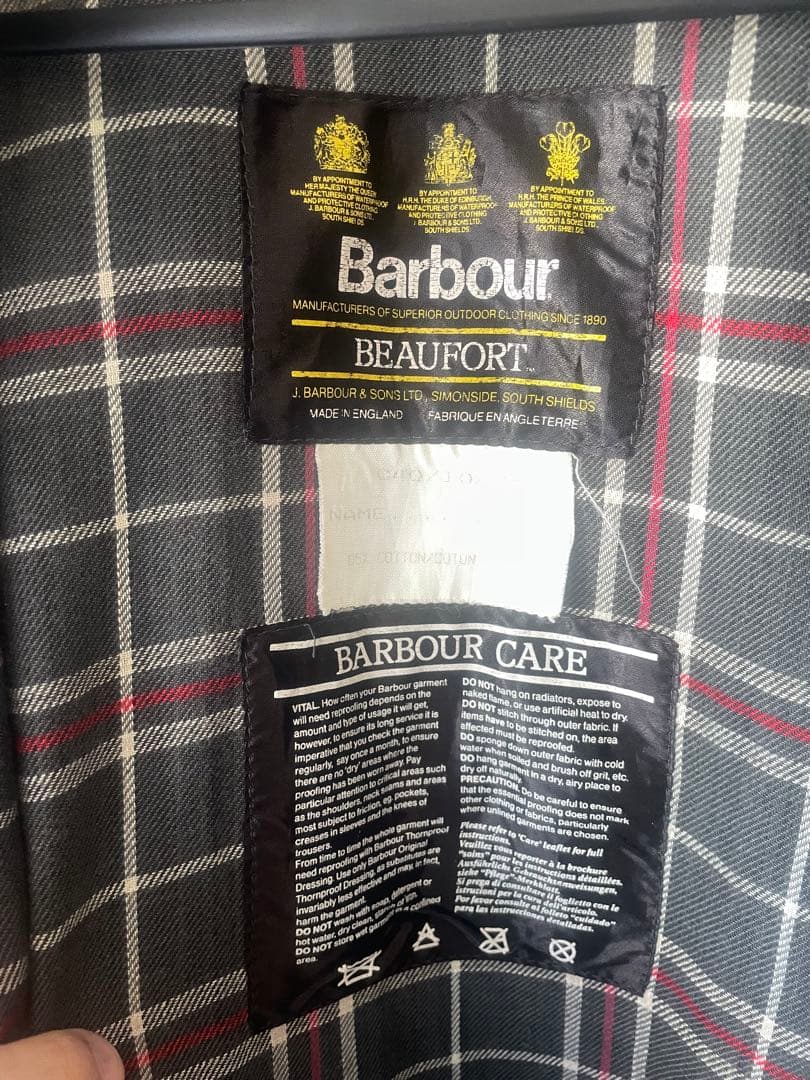 Barbour Beaufort ジャケット ブラック