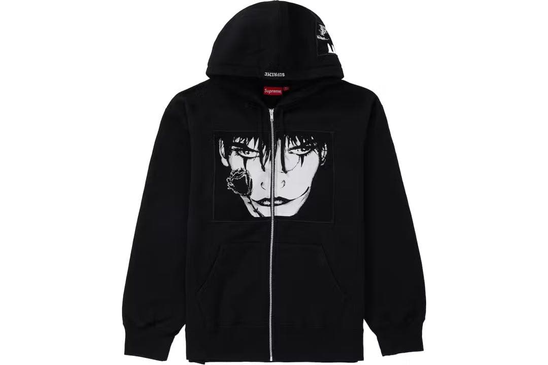 Supreme The Crow ZipUp Hooded Sweatshirt - メルカリ