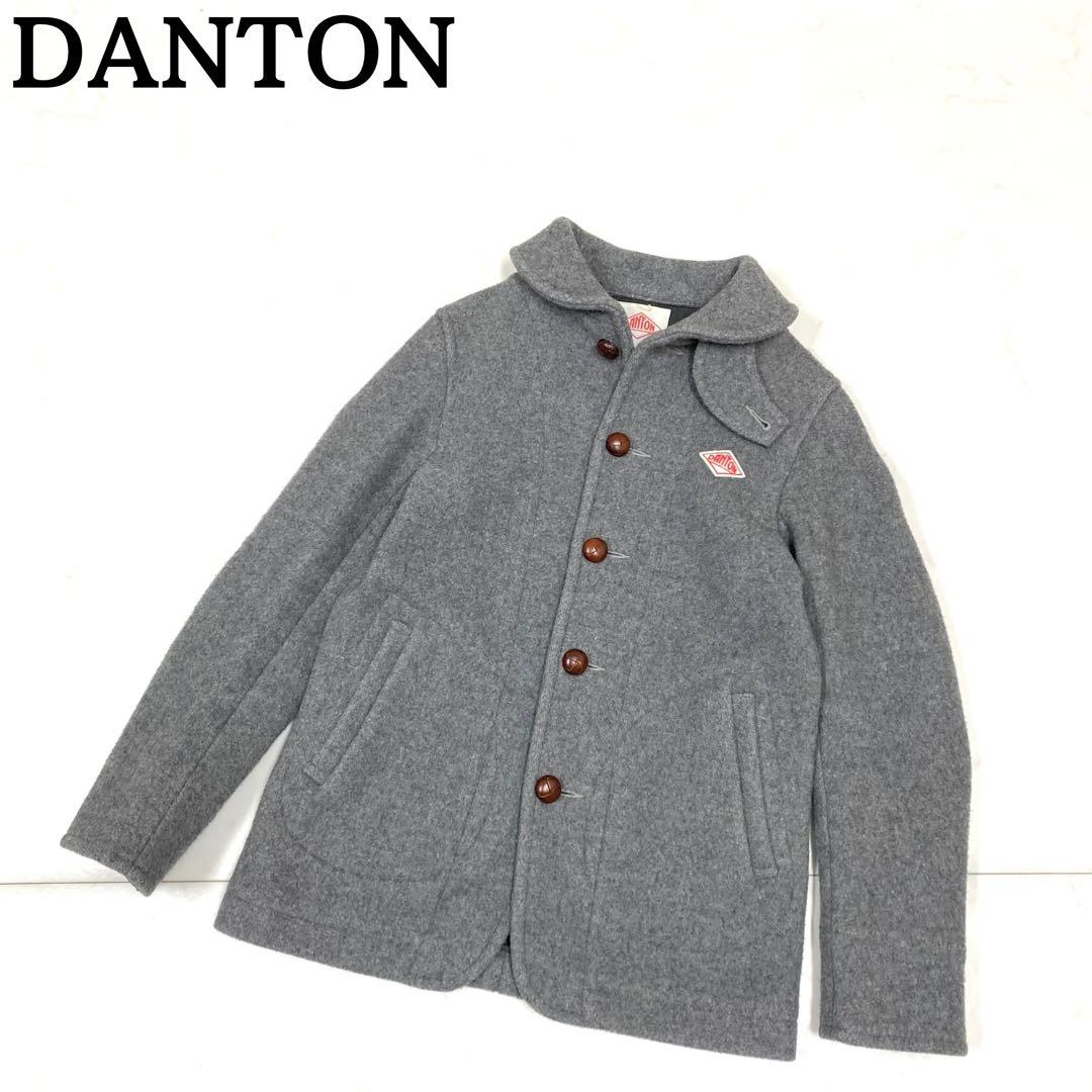良品☆DANTON ダントン ウールモッサ シングルジャケット グレー 36