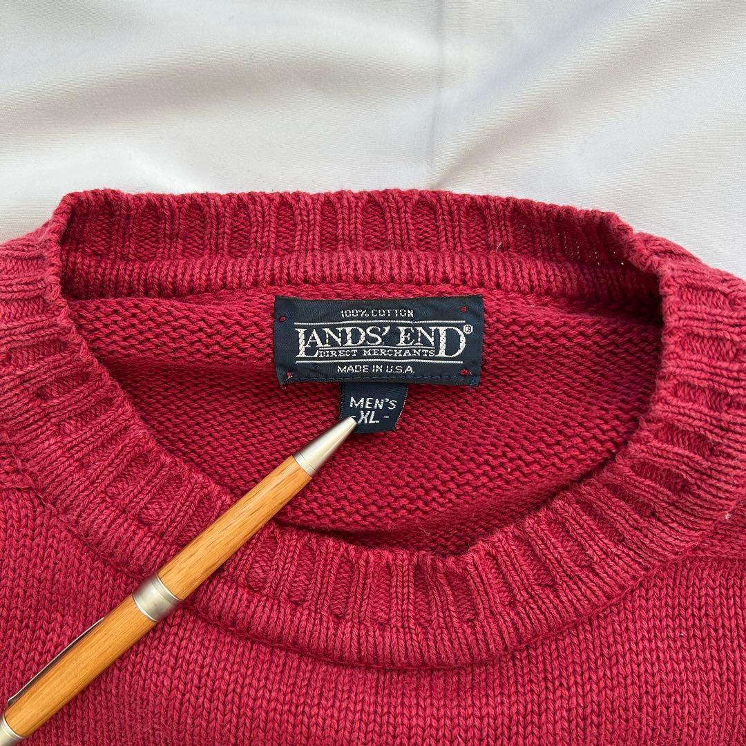 Lands' End コットンニット　USA製