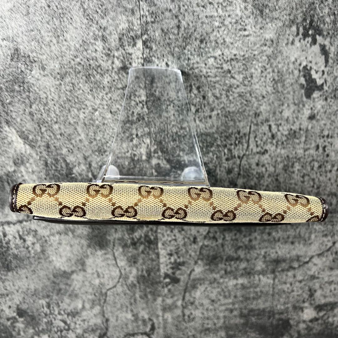 GUCCI GGキャンバス ラブリーハート 長財布 Wホック