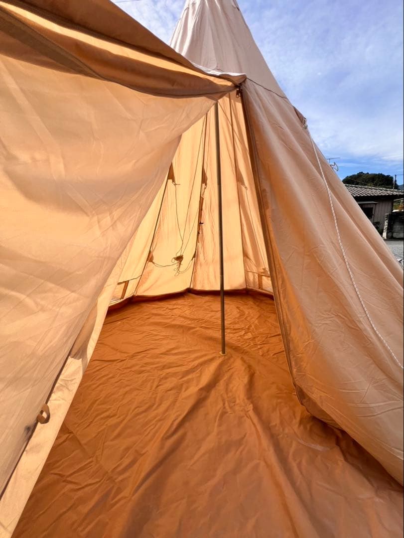 ワンポールテント TC素材　5〜6人用　美品　smoreスモア tippo400