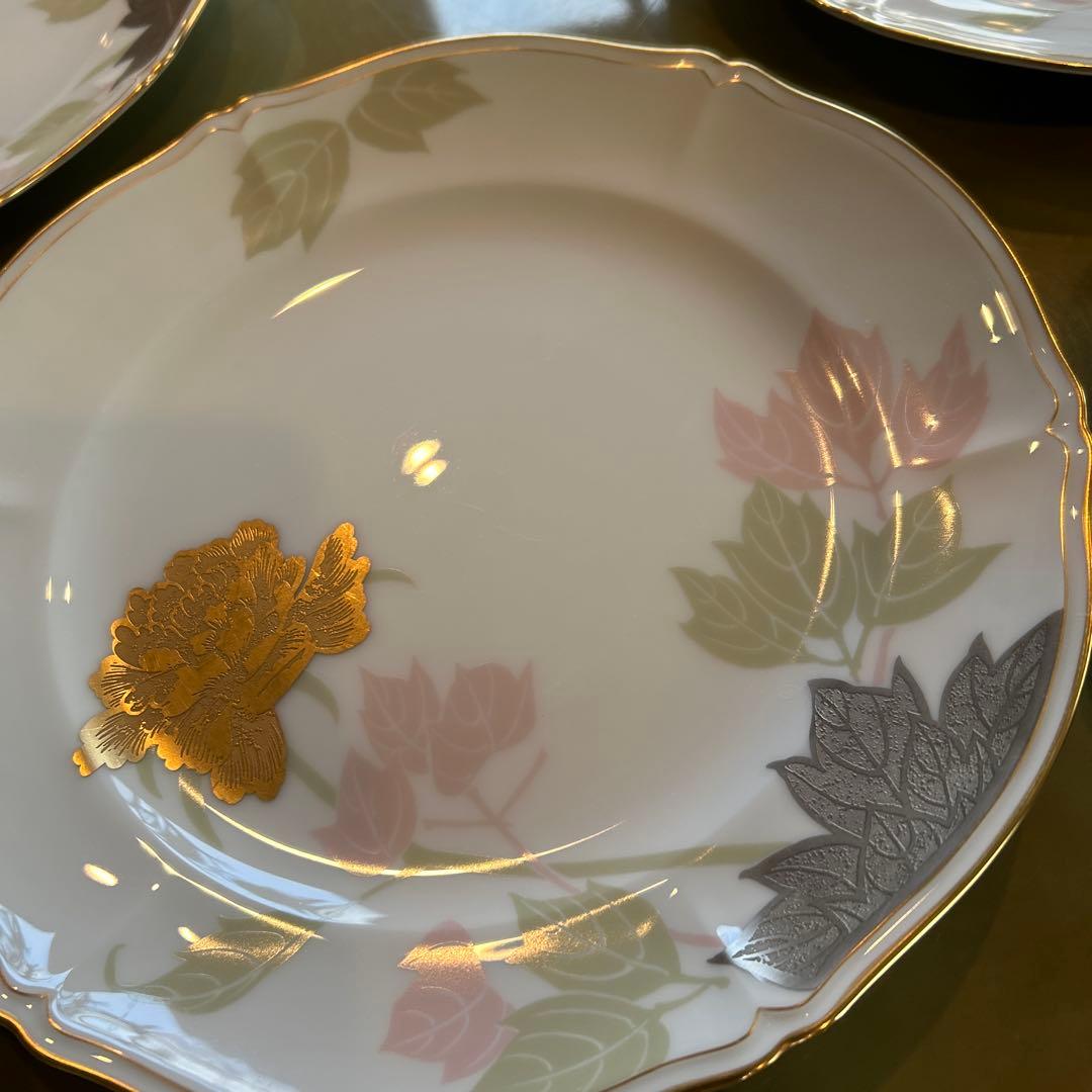 【大倉陶園】ディナープレート6枚①