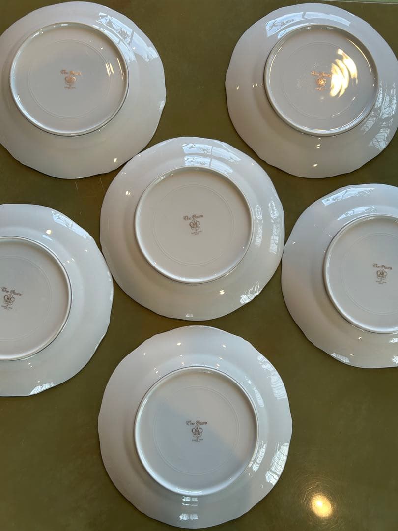 【大倉陶園】ディナープレート6枚①