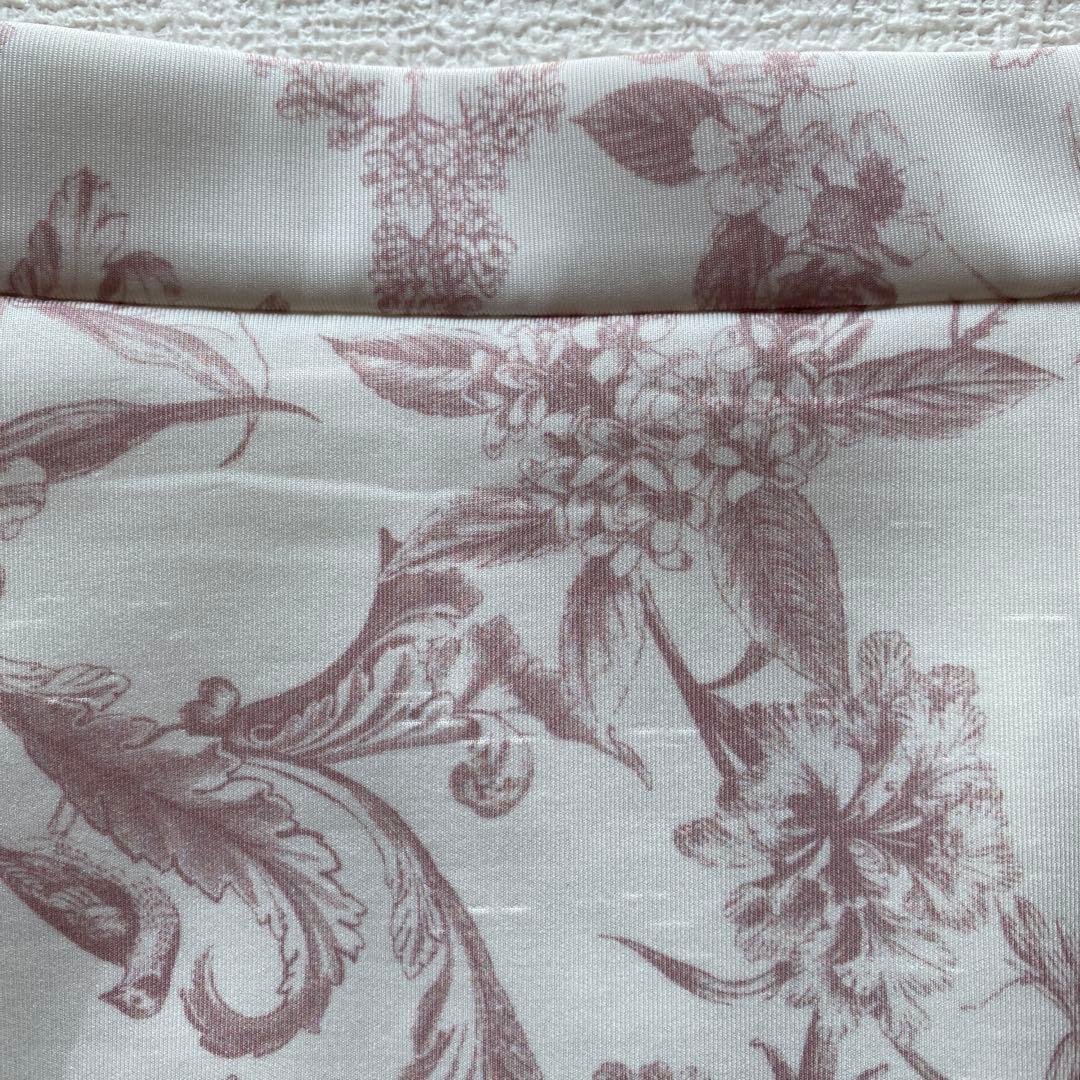 美品✨eimy golf ゴルフ　フレアースカートフラワー柄　ピンクM