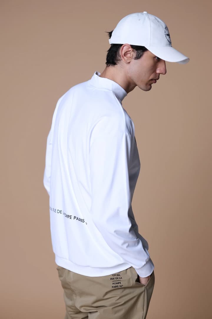 メンズウェア RENOMA GOLF BASIC LOGO MOCKNECK LS M