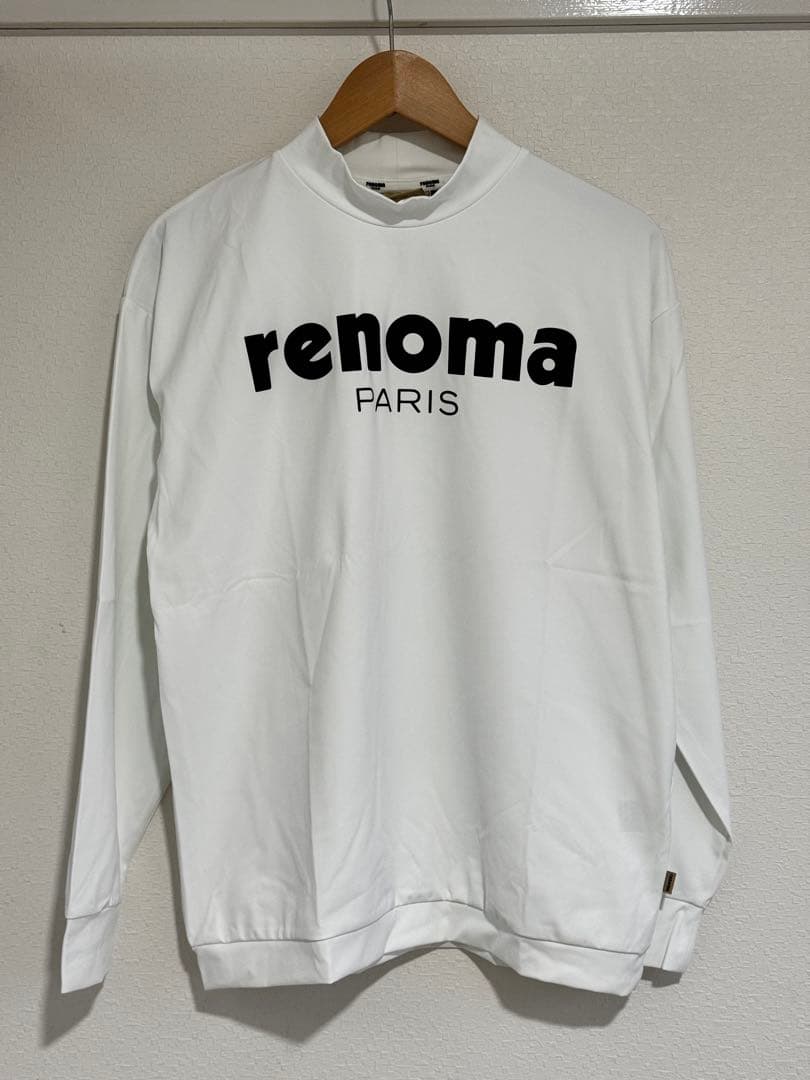 メンズウェア RENOMA GOLF BASIC LOGO MOCKNECK LS M