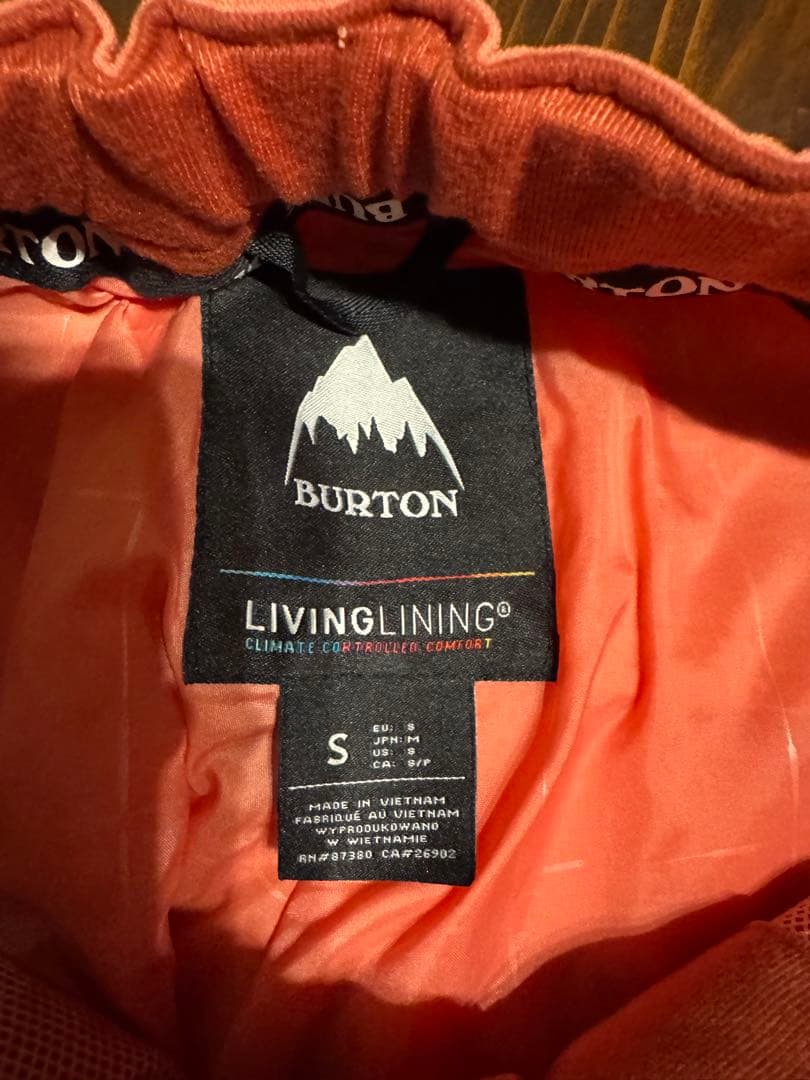 【美品】 Burton バートン　スノーボードウェアセット　ニット帽　グローブ