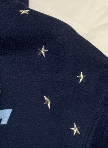 Supreme スターズスタッズ フーディ スウェットシャツ Mサイズ【美品】