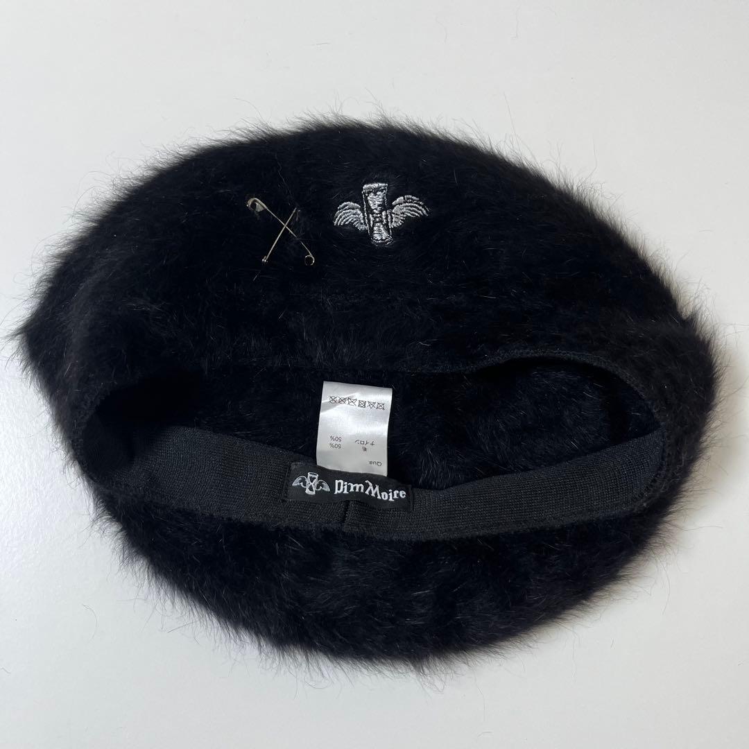 お値下げ中 【正規品】DimMoire ロゴ刺繍ファーベレー帽【復刻版】