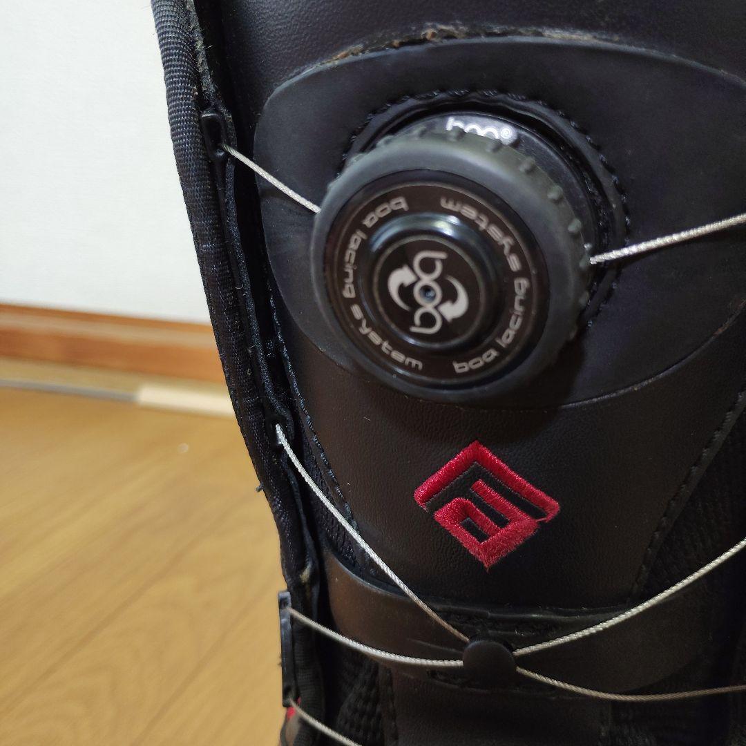 ボードブーツ BOAシステム ブラック　サイズ27.0/27.5