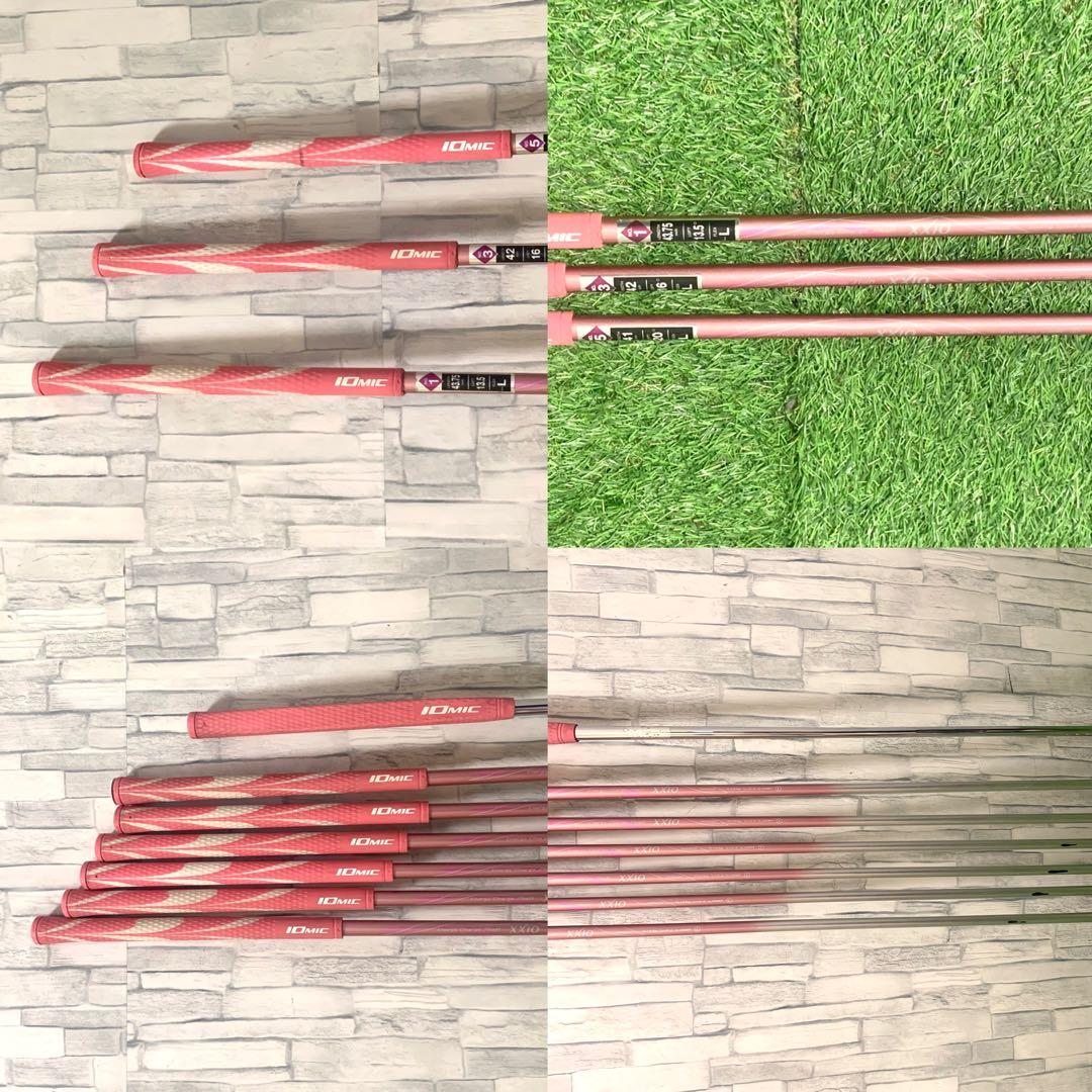 ⭐︎バッグなし変更⭐︎ 高級PT付 XXIO 高級レディースゴルフフルセット10本