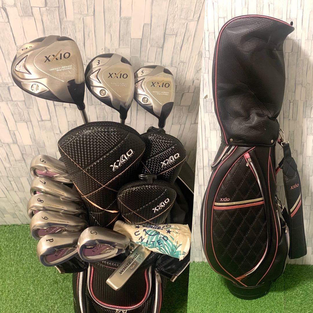 ⭐︎バッグなし変更⭐︎ 高級PT付 XXIO 高級レディースゴルフフルセット10本