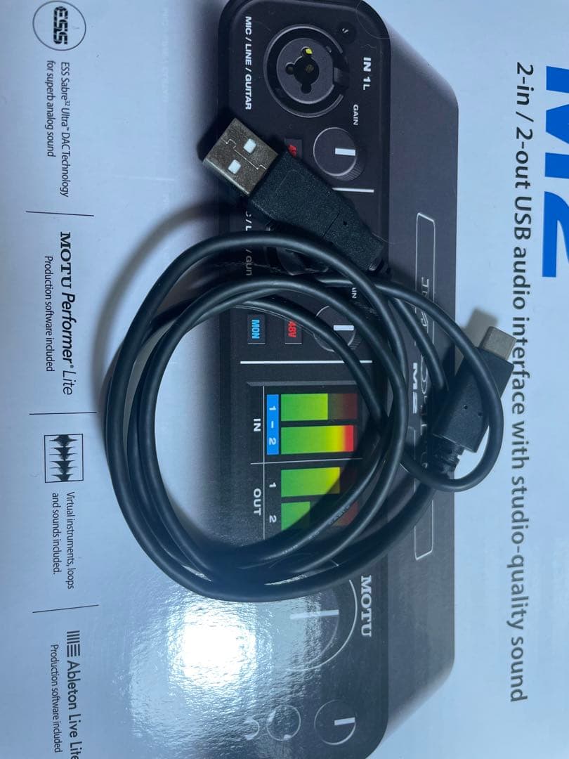 [美品　大幅値下げ] MOTU M2 オーディオインターフェース