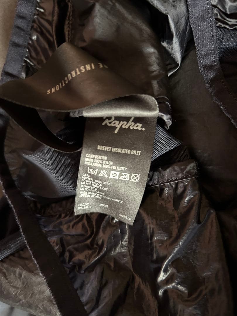 rapha ブルベインサレーテッドジレ　ラファ