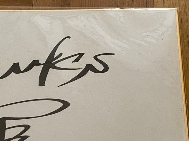 早い者勝ち！ 長谷川勇也選手 直筆サイン色紙 新人時代 福岡ソフトバンクホークス