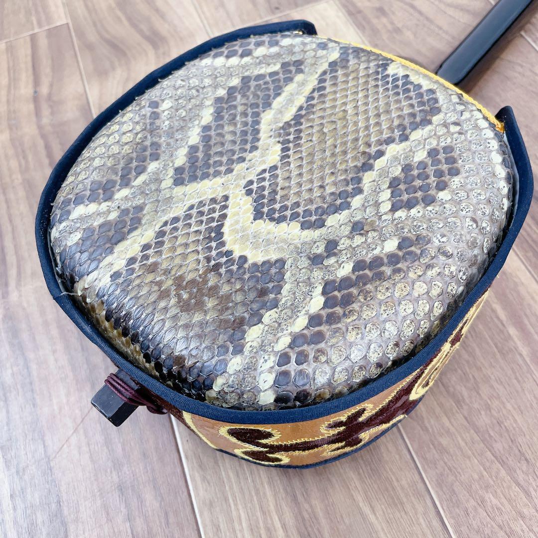 蛇皮　三線　沖縄民謡　沖縄三線　民謡　和楽器