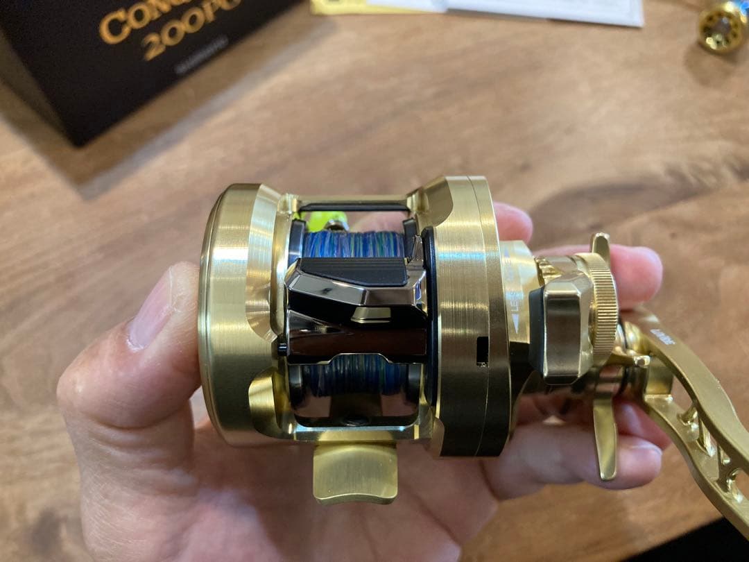 美品 23 オシアコンクエスト 200PG リブレ 限定ハンドル SB70-75