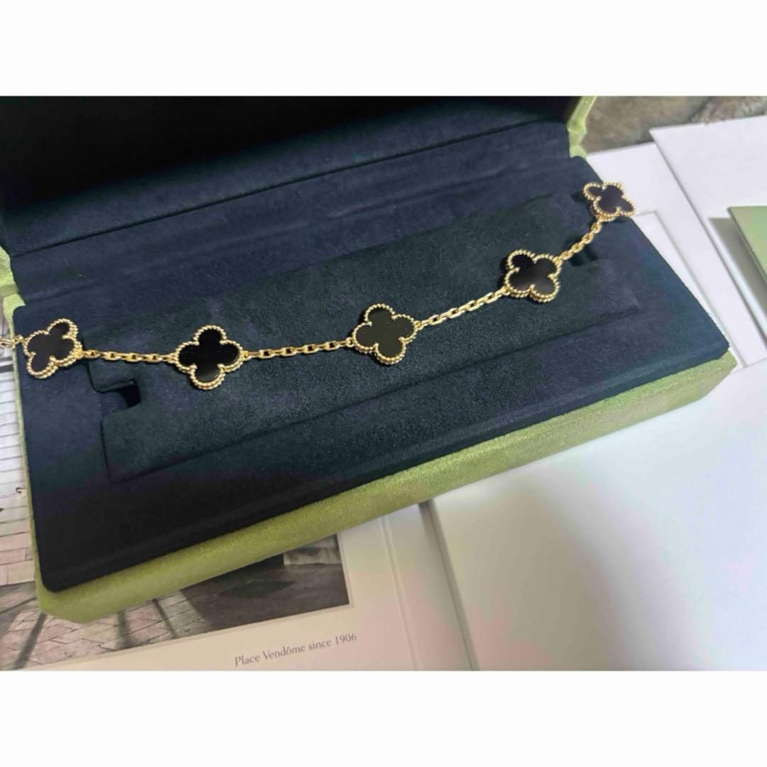 【超美品】ヴァンクリーフ ブレスレット アルハンブラ オニキス 新品同様