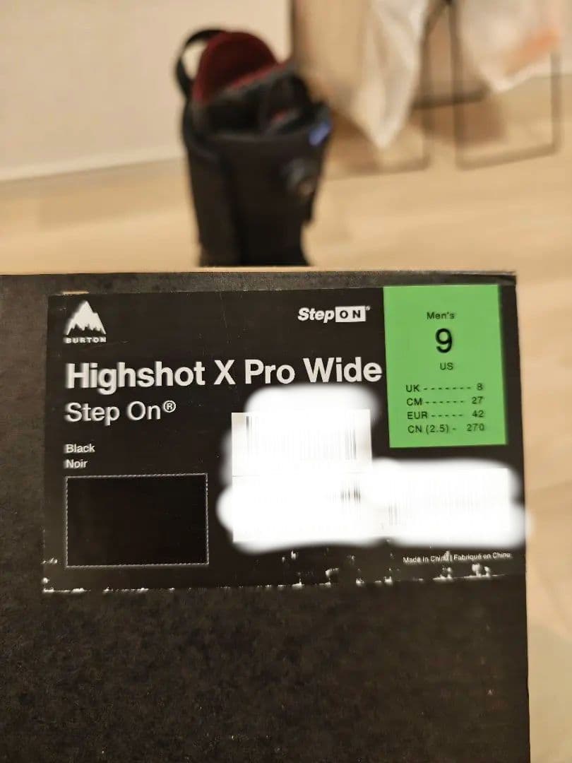 BURTON　Highshot X Pro Wide Step On　27.0