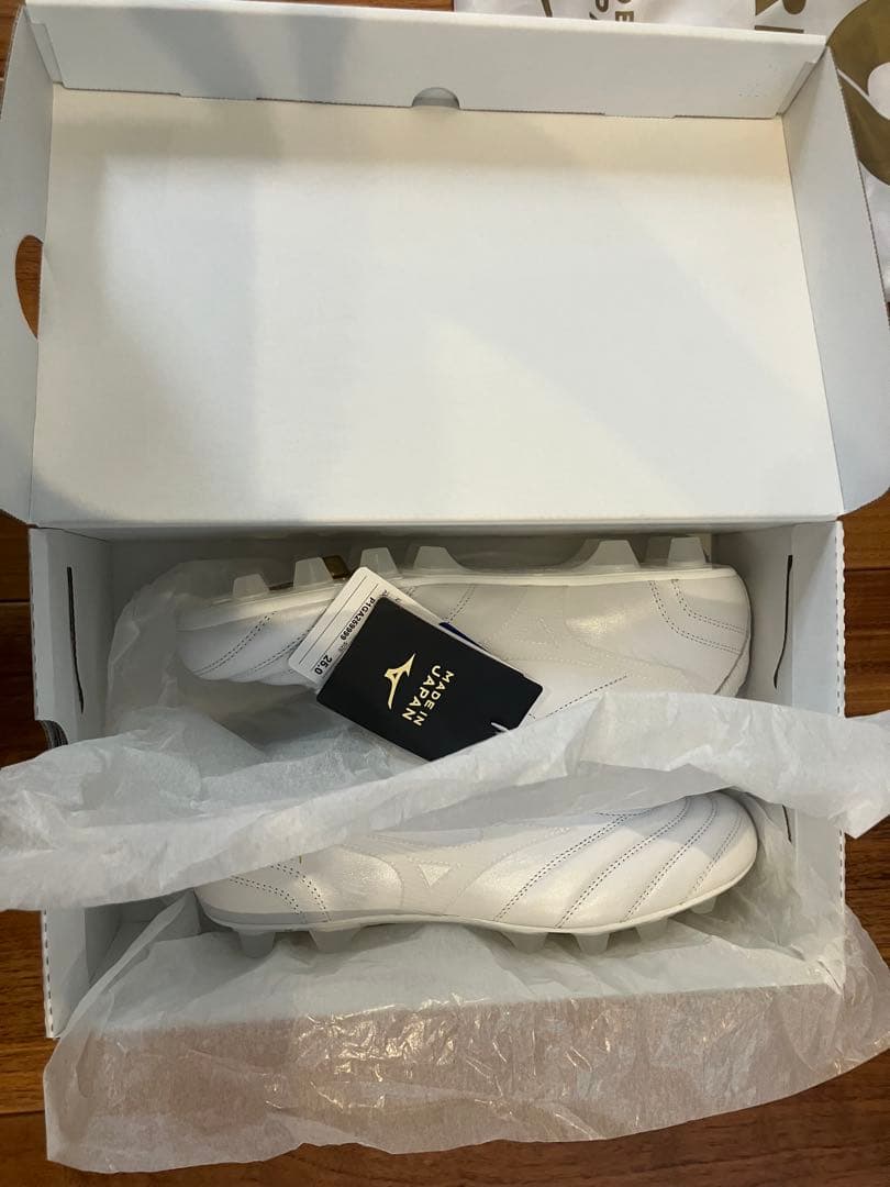 Mizuno MORELIA UL JAPAN 40TH ホワイト　25.0cm