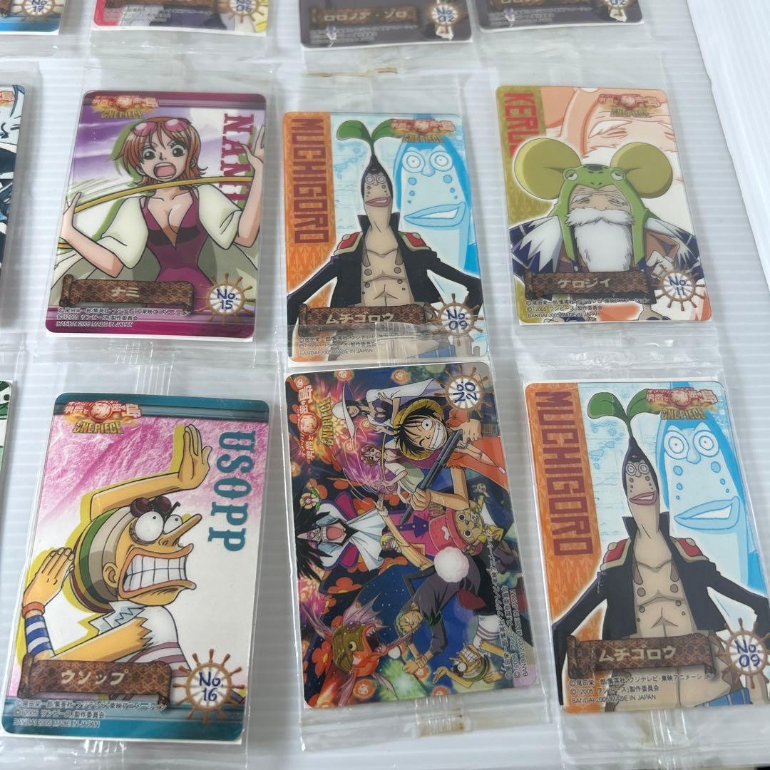 ヒ*ヤ様 ワンピース オマツリ男爵と秘密の島 クリアカード 30枚セット