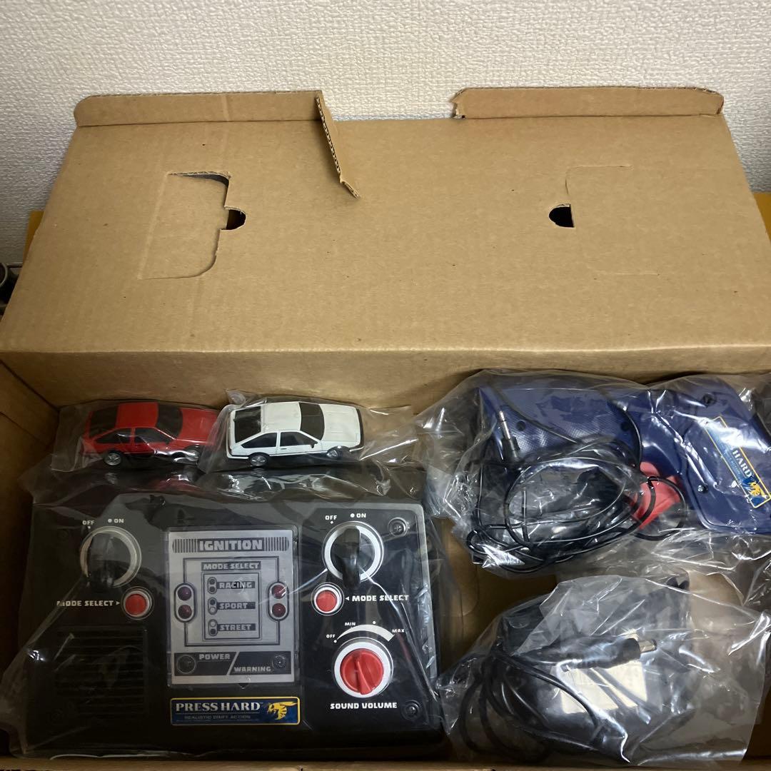 バンダイ プレスハード スロットカーセット 1/55トヨタAE86T-6000