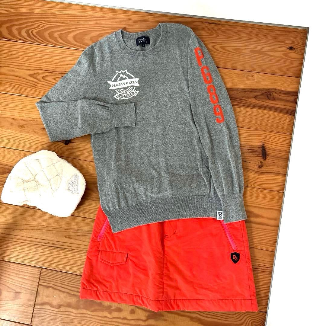 パーリーゲイツ　長袖ニットトップス