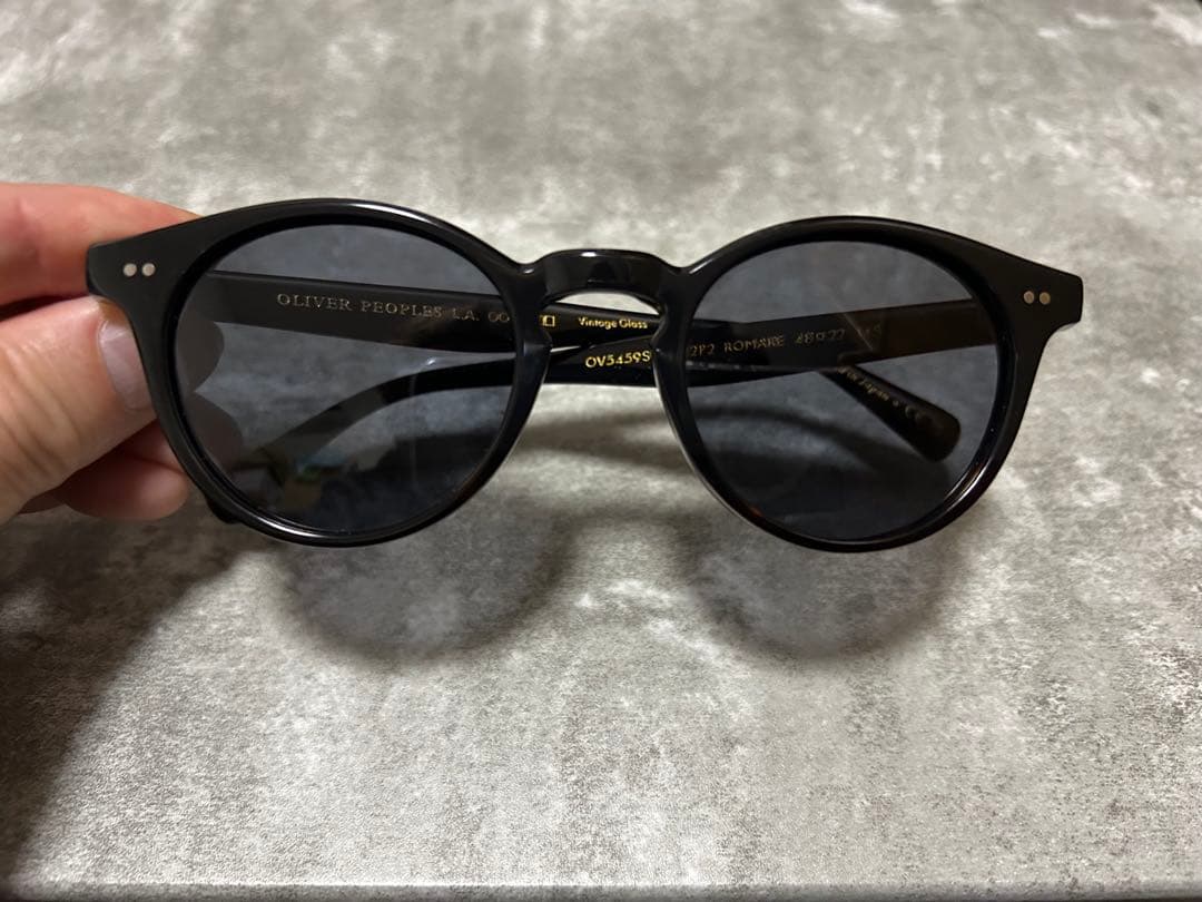 オリバーピープルズ ヴィンテージサングラス ブラック ⭐️未使用品⭐️