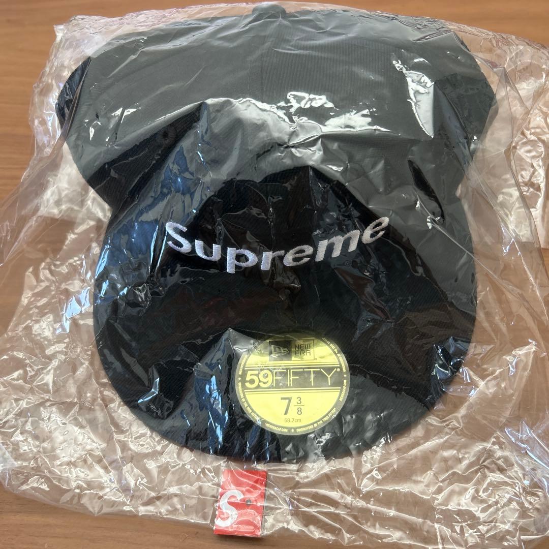 Supreme 黒 キャップ新品未使用
