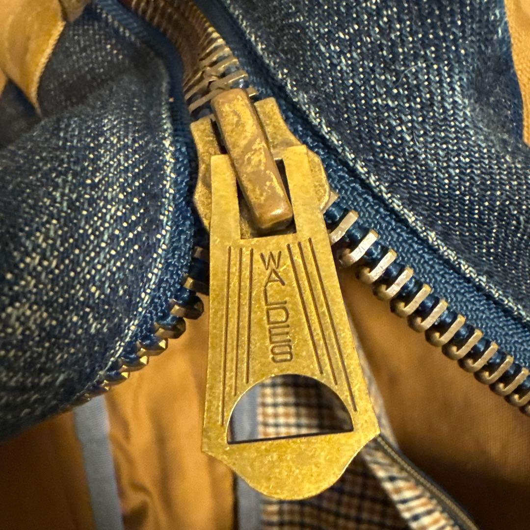 UES CLOTHING ボディバッグ ネイビー ベージュ